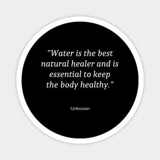 Quote About Water Day Magnet